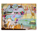 Voelpuzzel Een dag in de dierentuin (20st) - Janod