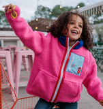 Fuchsia Fleece Jacket - Hello Hossy