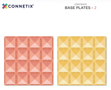 Pre order Base Plate Lemon & Peach 2 stuks - Connetix