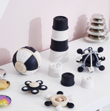 Silisoft Baby Sensorische set Zwart Wit