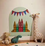 Magnetische Muursticker - Soft Olive