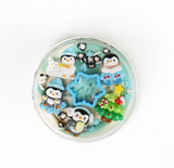 Penguins in the Snow Surprise Pot