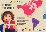 Learn to build Flags of the world 700 stuks - Plus Plus