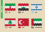 Learn to build Flags of the world 700 stuks - Plus Plus
