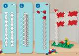 Learn to build Flags of the world 700 stuks - Plus Plus