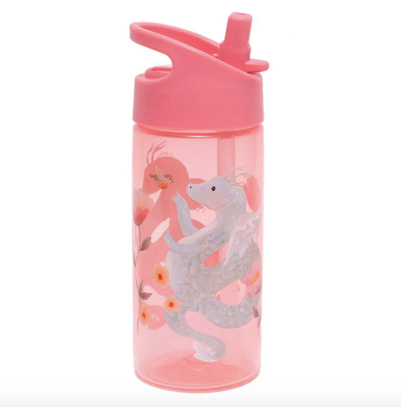 Drinkfles Fairytale dragon Peony Pink - Petit Monkey