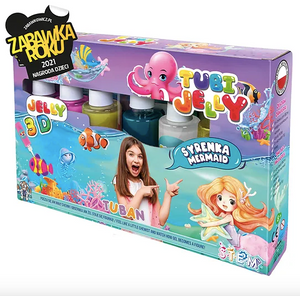 Jelly set Zeemeermin 6 kleuren