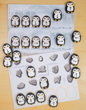 Pinguin codeerstenen Opdrachtkaarten - Yellow Door