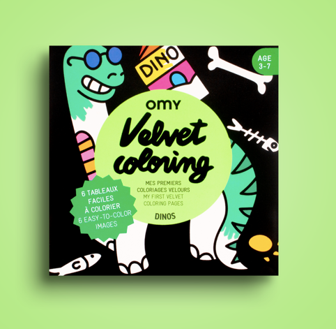 Velvet Coloring Dino - OMY