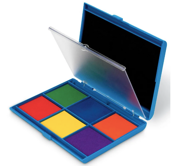24 Kleuren Inktpad Set, Vingerafdruk Inkt Pad Niet-toxisch Wasbare Inkt Stempel Pad