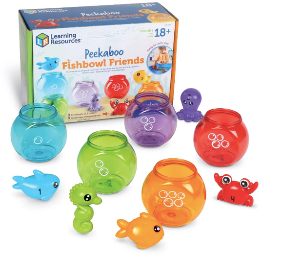 Peekaboo fishbowl educatief spel