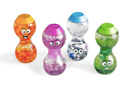 Sensory bottles gevoelens - 4 stuks