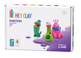 Monsters set 6 kleuren - Hey Clay