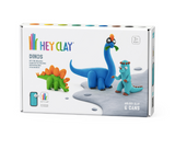 Dinosaurussen set 6 kleuren - Hey Clay