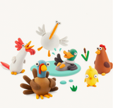 Farm Birds set 15 kleuren - Hey Clay