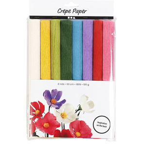 Crêpe papier strandbloemen - Floral