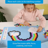 Puzzle by number Regenboog 500st - Plus Plus