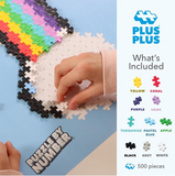 Puzzle by number Regenboog 500st - Plus Plus