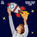 Puzzle by number Raket 500st - Plus Plus