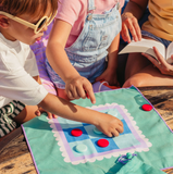 2 in 1 Travel Game: Horse Game - Tic Tac Toe