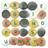 Alfabet stenen Hoofdletters