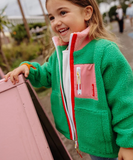 Green Candy Fleece Jacket - Hello Hossy
