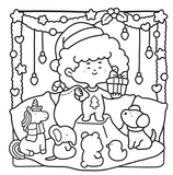 Cozy Christmas kleurboek Coco Wyo