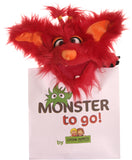 Pre-order: Rood Monster Schnute - Handpop