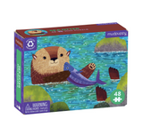 Mini puzzel Otter (48st) - Mudpuppy