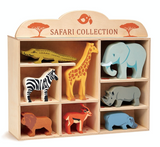 Set houten safaridieren - Tender Leaf Toys