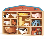 Set houten boerderij dieren - Tender Leaf Toys
