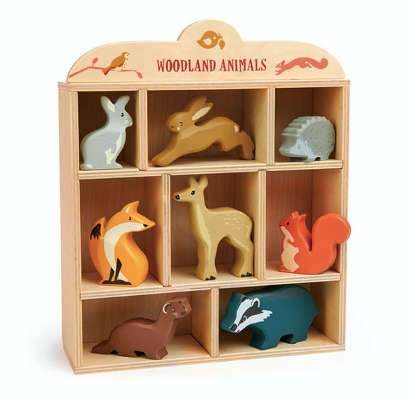 Set houten bosdieren - Tender Leaf Toys