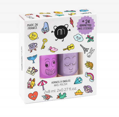 Wow set: nagellak en stickers - Nailmatic