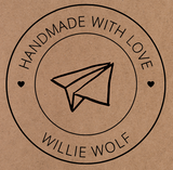 Willie Wolf - Handgemaakte knuffel