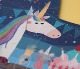Happy Birthday Unicorn puzzel (2-10st) - Londji