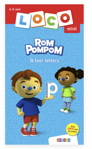 Rompompom Ik leer letters - Loco Mini