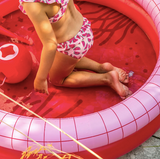 Dippy Opblaasbaar zwembad Cherry Red 120cm - Quut