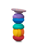 Rainbow basic + confetti balanceerbord - Stapelstein