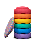 Rainbow basic + confetti balanceerbord - Stapelstein