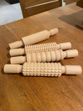 Set houten stempelrollen